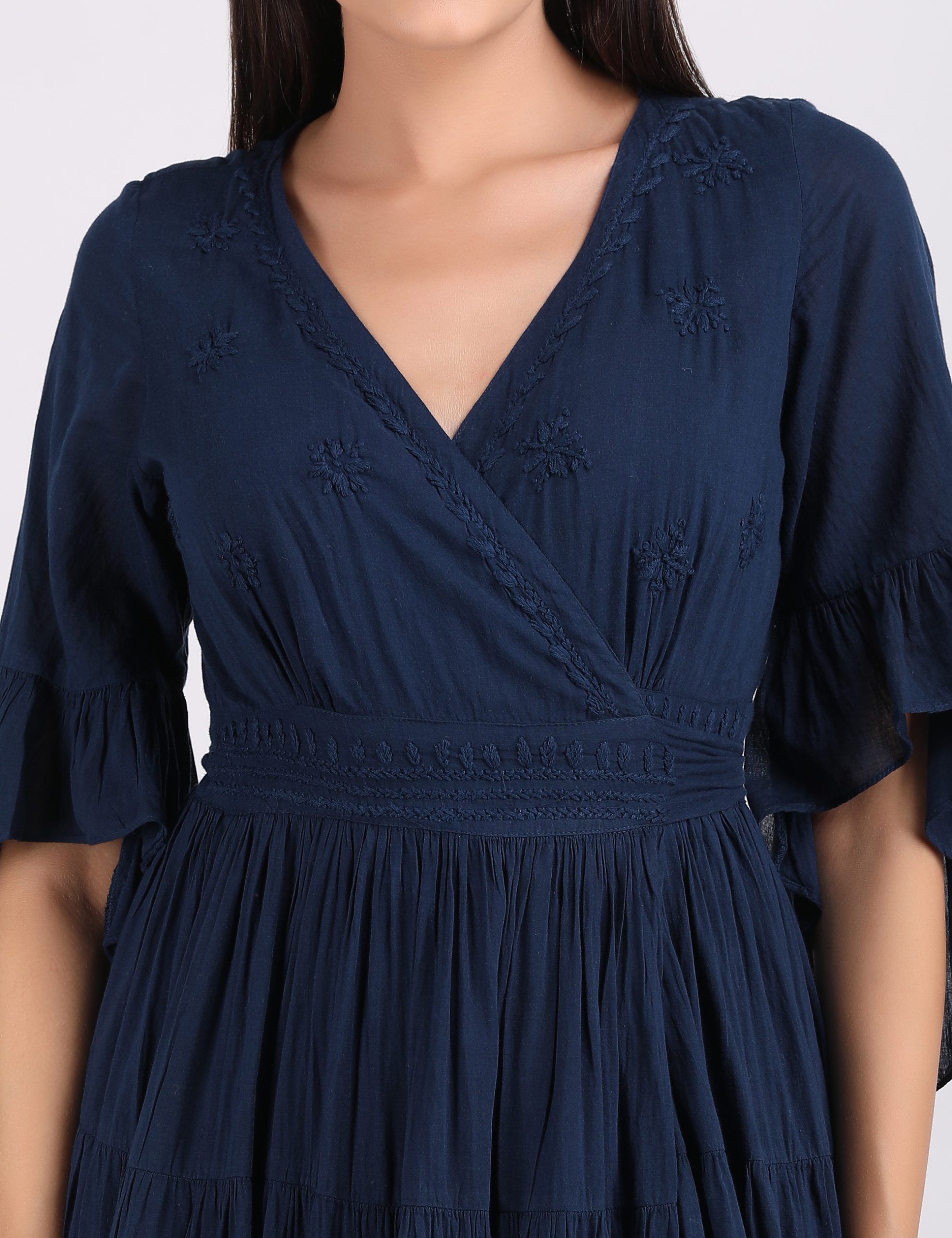 WRAP DRESS 2 BLUE